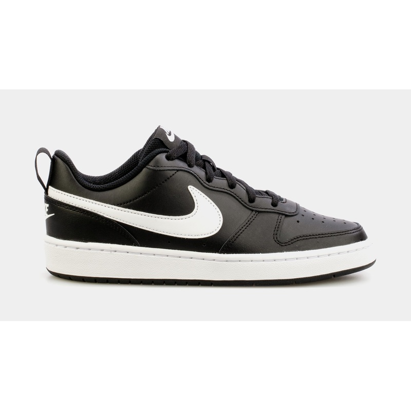 Court Borough Low 2 Grade School Lifestyle Shoes (Black/White)