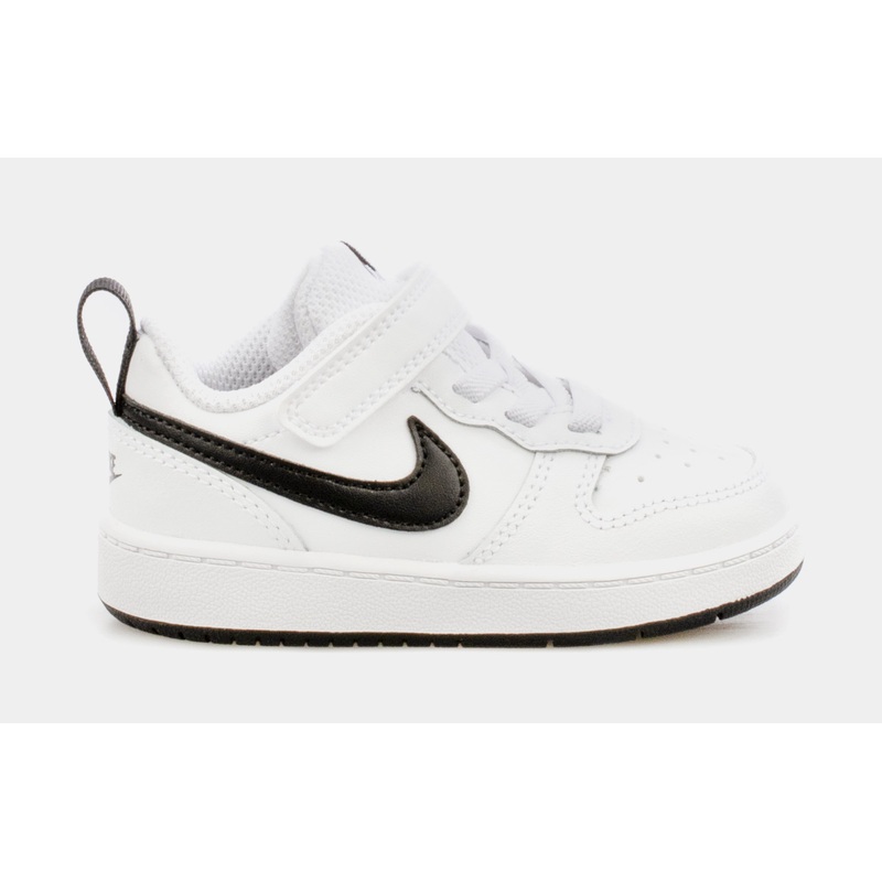 Court Borough Low 2 Infant Toddler Lifestyle Shoes (White/Black)