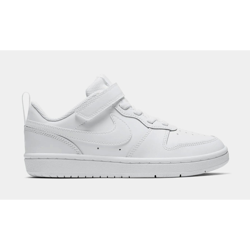 Court Borough Low 2 Preschool Lifestyle Shoes (White)