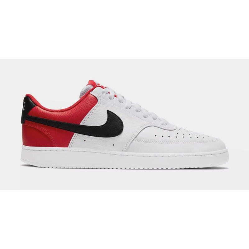 Court Vision Low Mens Lifestyle Shoes (White/Red)