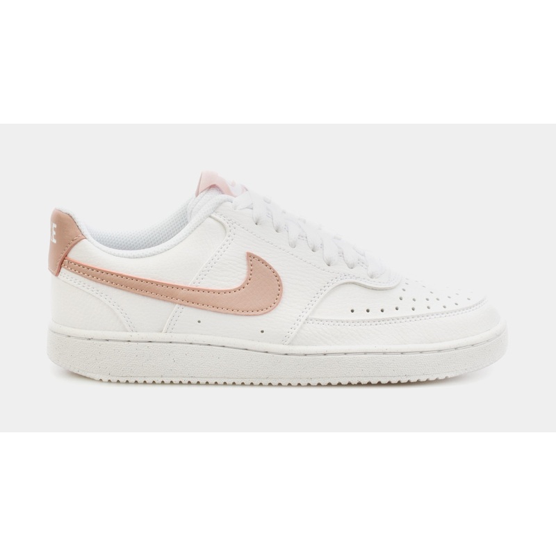 Court Vision Low Womens Lifestyle Shoes (White/Pink)