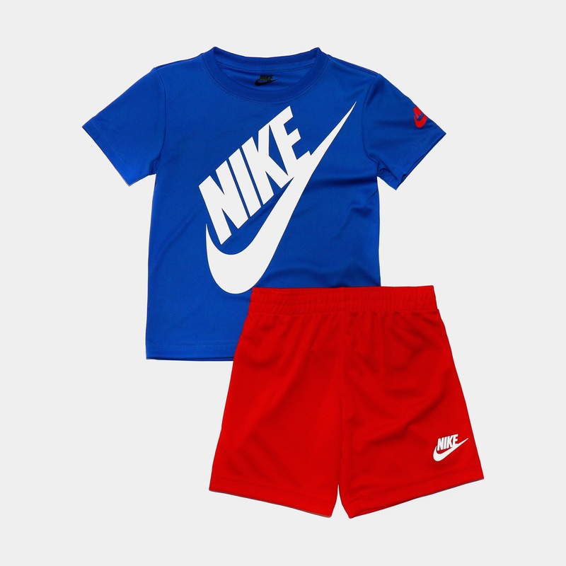 Futura Short Set Infant Toddler Set (Red/Blue)