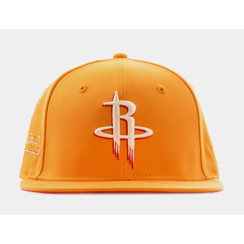 Houston Rockets State Fruit 59Fifty Fitted Cap Mens Hat (Yellow)