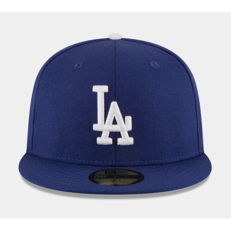 Los Angeles Dodgers 1988 World Series Wool Fitted Cap Mens Hat (Blue)