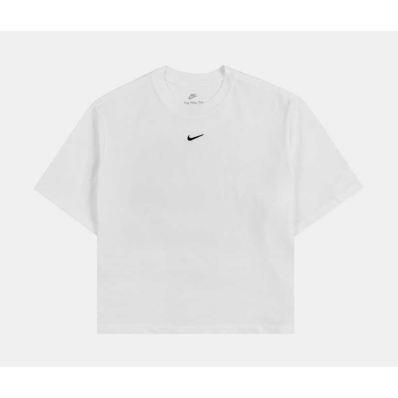 NSW Essentials Boxy Womens Short Sleeve Shirt (White)