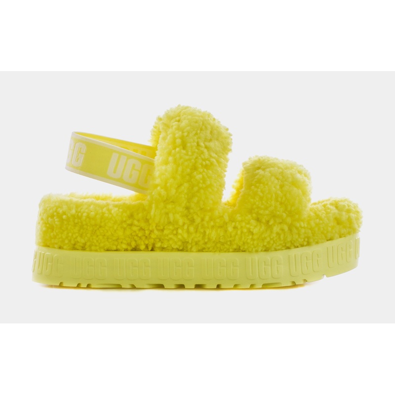 Oh Fluffita Slide Womens Sandals (Yellow)