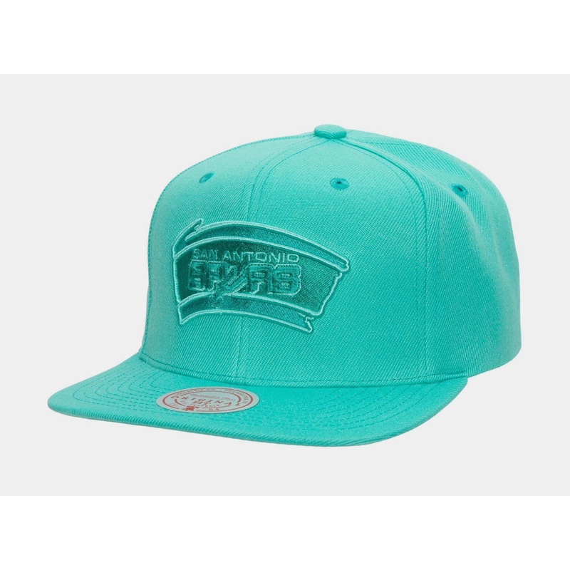 San Antonio Spurs Monochromatic Snapback Mens Hat (Aqua Blue)
