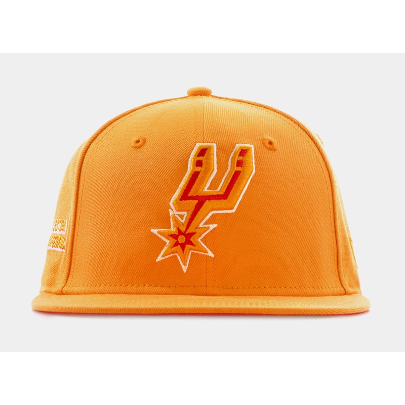 San Antonio Spurs State Fruit 59FIFTY Fitted Cap Mens Hat (Yellow)