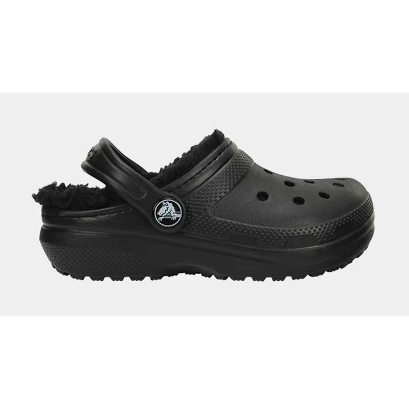 Classic Lined Clog Preschool/Grade School Sandals (Black)