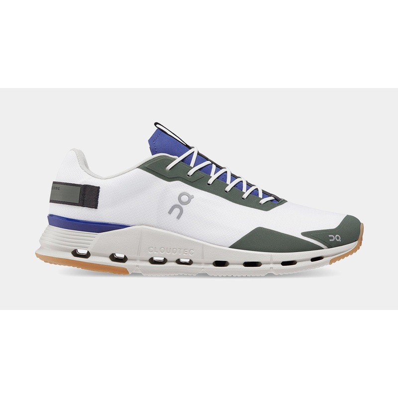 Cloudnova Form Mens Running Shoes (White/Indigo)