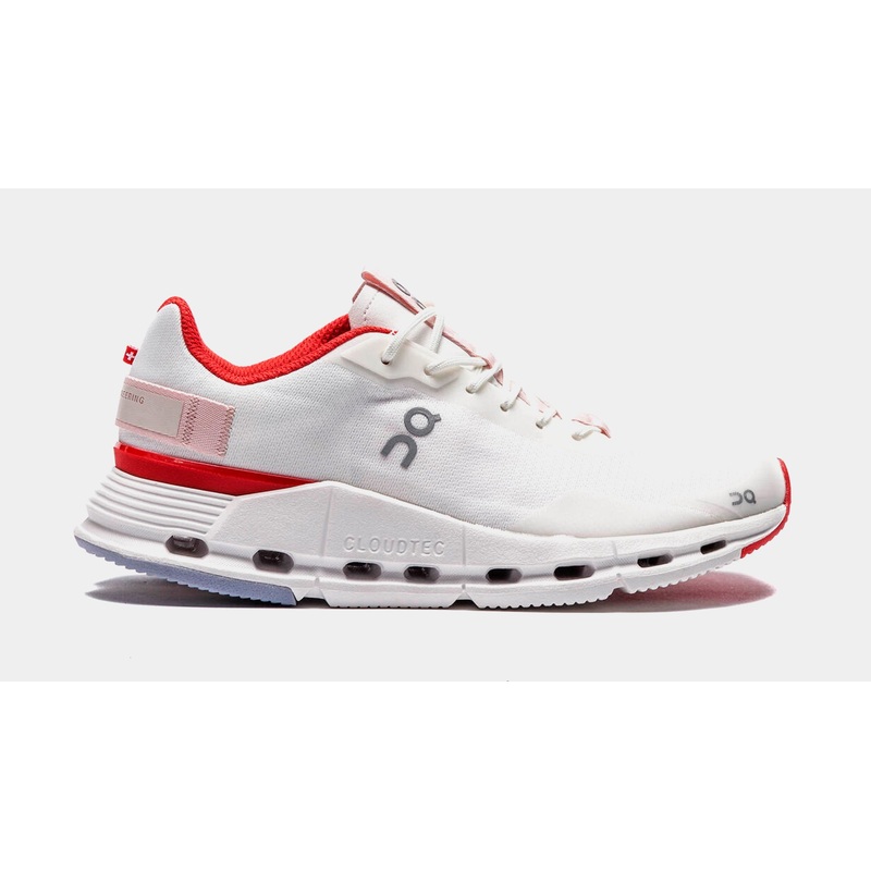 Cloudnova Form Mens Running Shoes (White/Red)