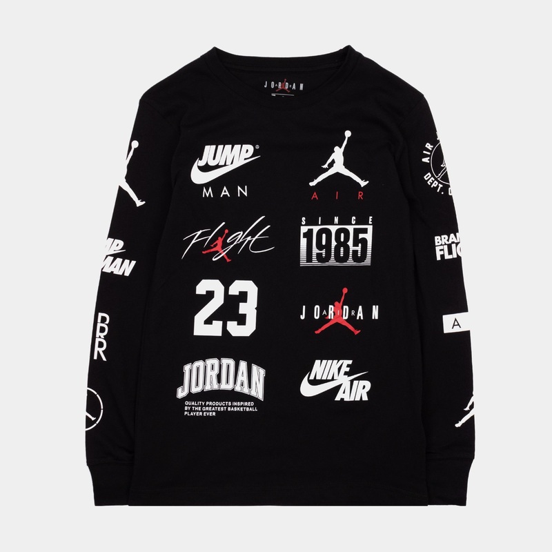 Level Up Grade School Long Sleeve Shirt (Black)