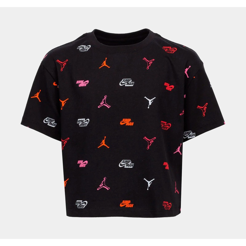 Modern All Over Print Tee Grade School Tshirt (Black)
