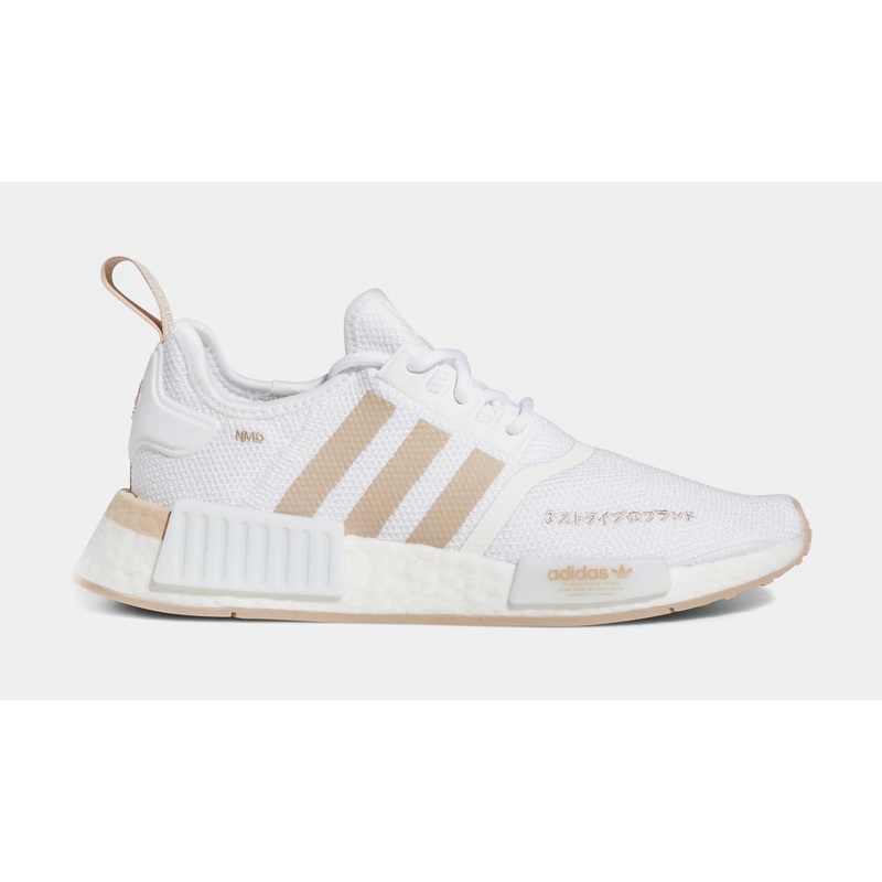NMD R1 Womens Lifestyle Shoes (White/Beige)