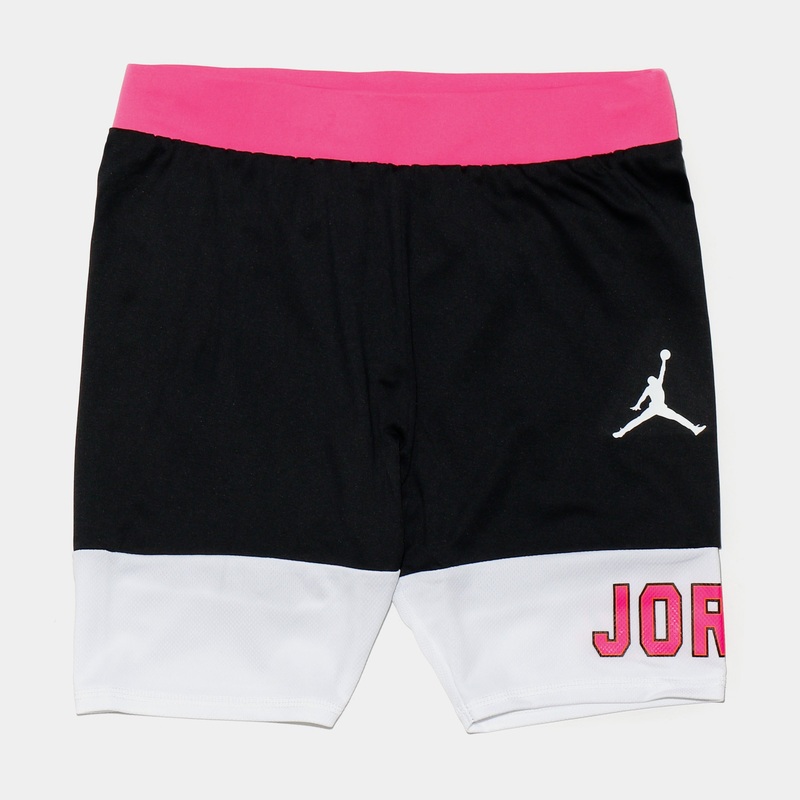 You Can Play Bike Shorts Grade School Shorts (Black/Pink)