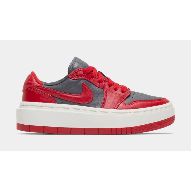 Air Jordan 1 Elevated Womens Basketball Shoe (Grey/Red)
