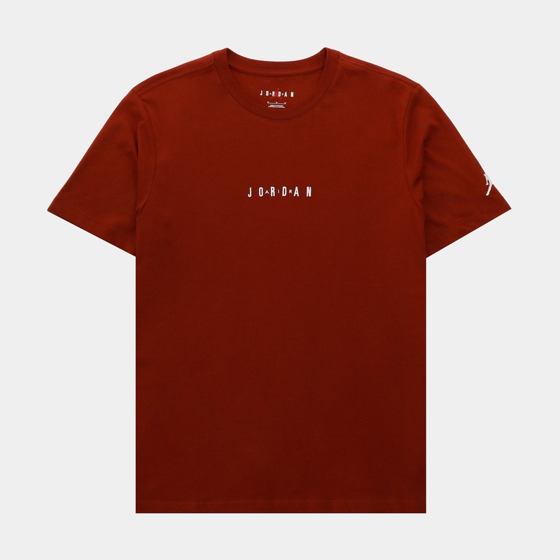 Air Jordan Short Sleeve Tee Mens Tshirt (Brown)