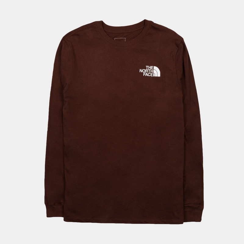 Box NSE Tee Mens Long Sleeve Shirt (Brown)