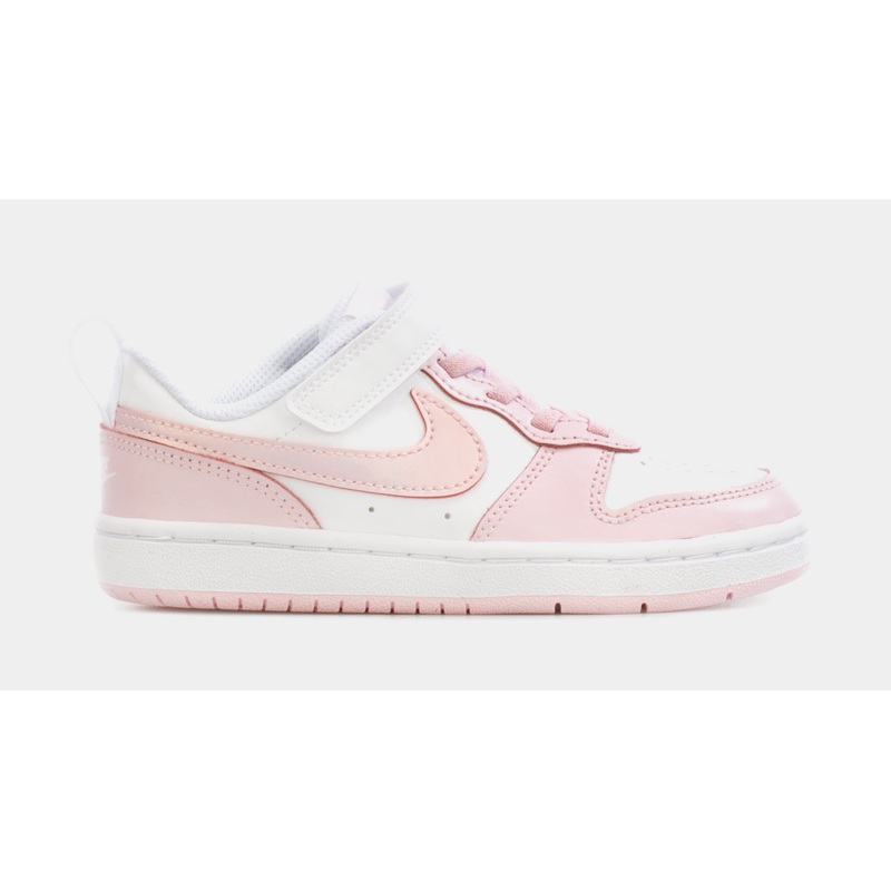 Court Borough Low 2 SE Preschool Lifestyle Shoes (White/Pink)
