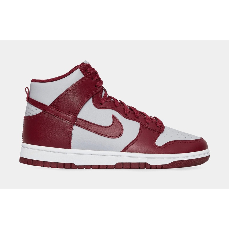 Dunk High Dark Beetroot Mens Lifestyle Shoes (Red/Grey) Free Shipping