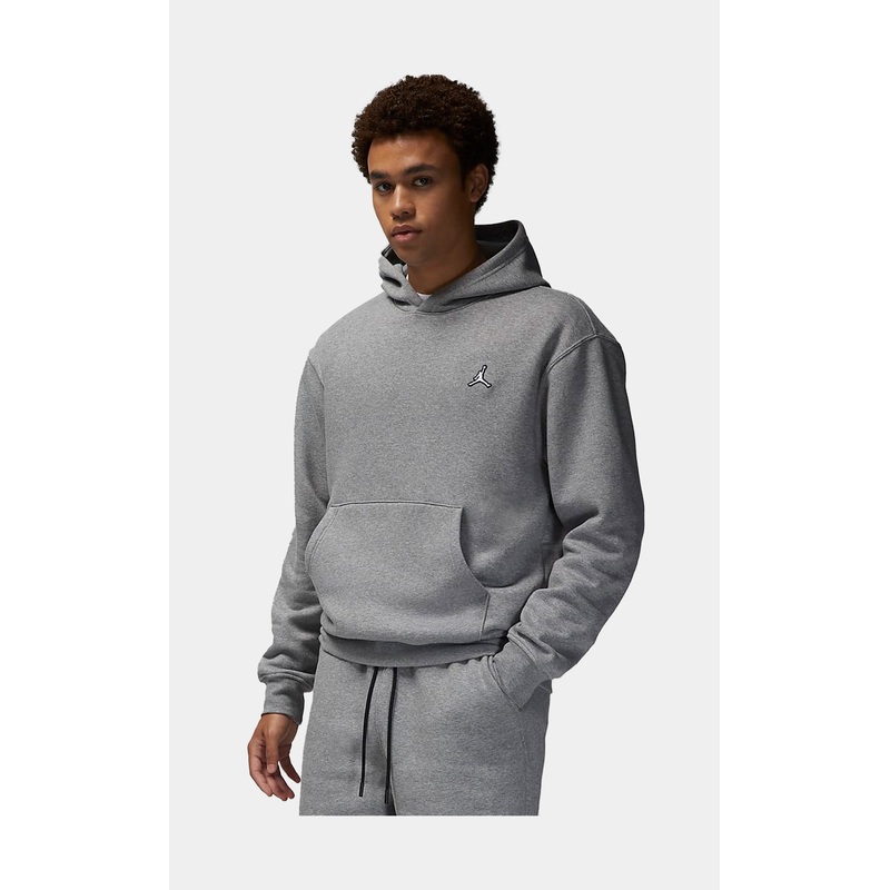 Essentials Fleece Pullover Hoodie Mens Hoodie (Grey)
