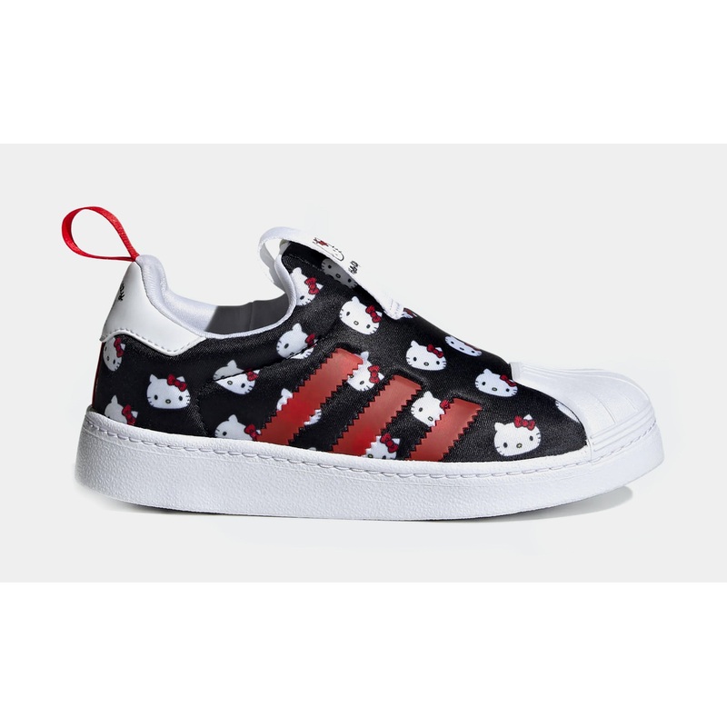 Hello Kitty Superstar 360 Preschool Lifestyle Shoes (Black/Red)