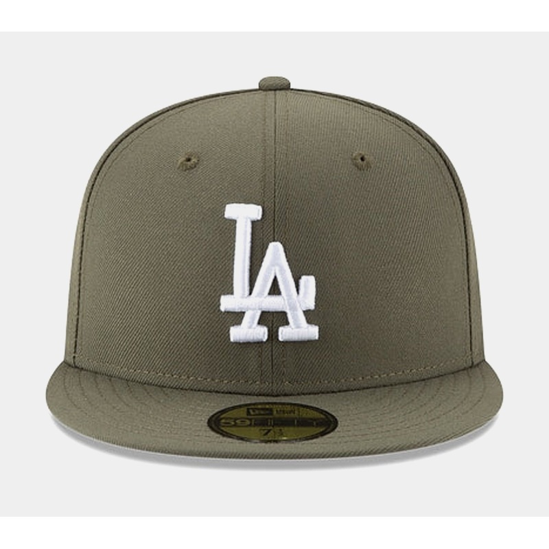 Los Angeles Dodgers Authentic Collection 59FIFTY Mens Hat (Olive)