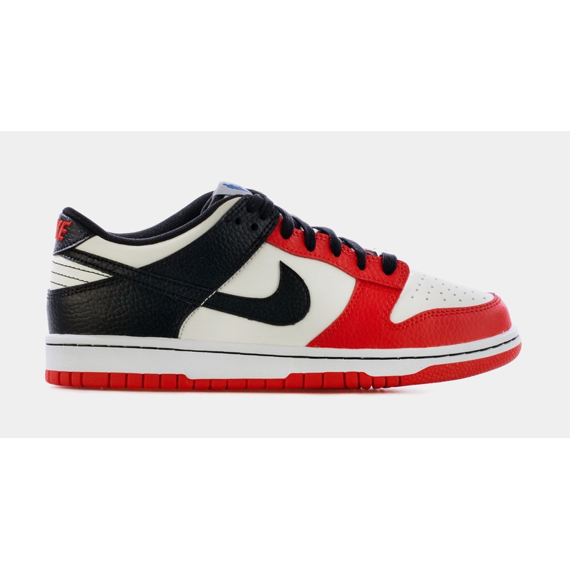 NBA Dunk Low EMB Chicago Grade School Lifestyle Shoes (Black/Red) Limit One Per Customer