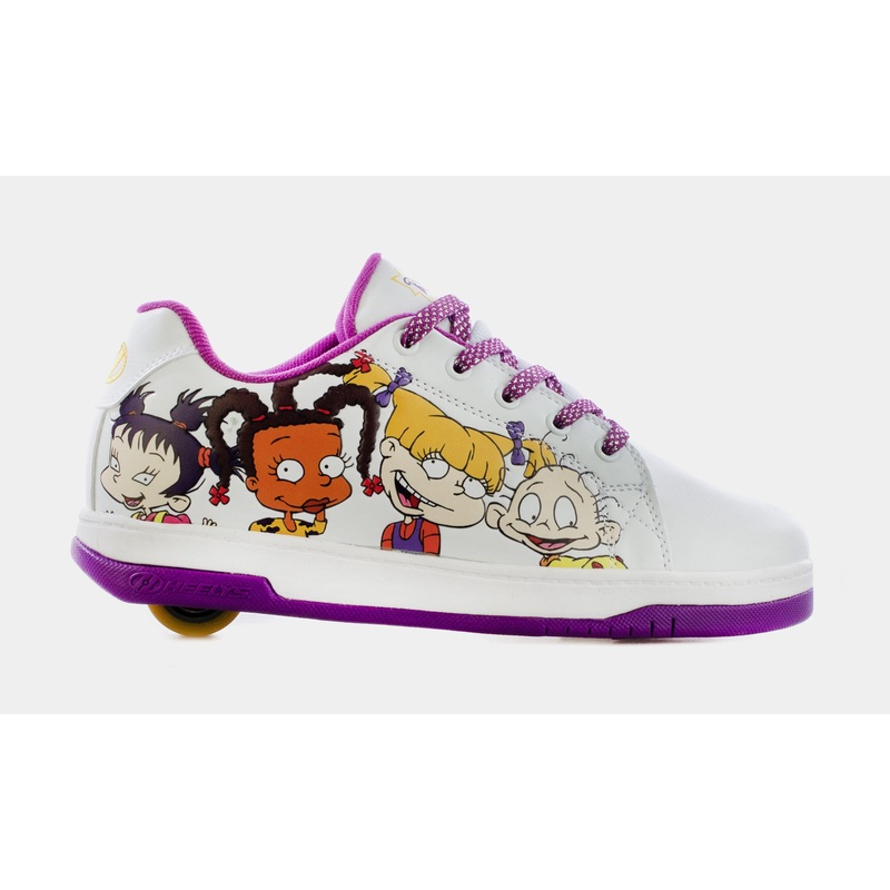 Rugrats Pro 20 Grade School Lifestyle Shoes (White/Purple)