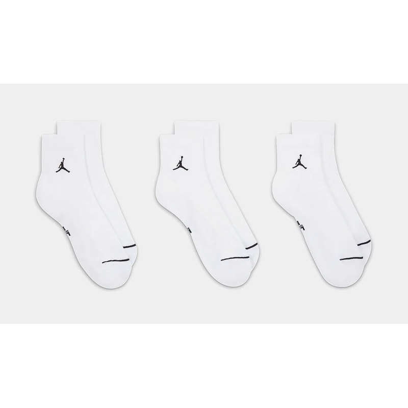 3 pack Ankle Mens Socks (White)