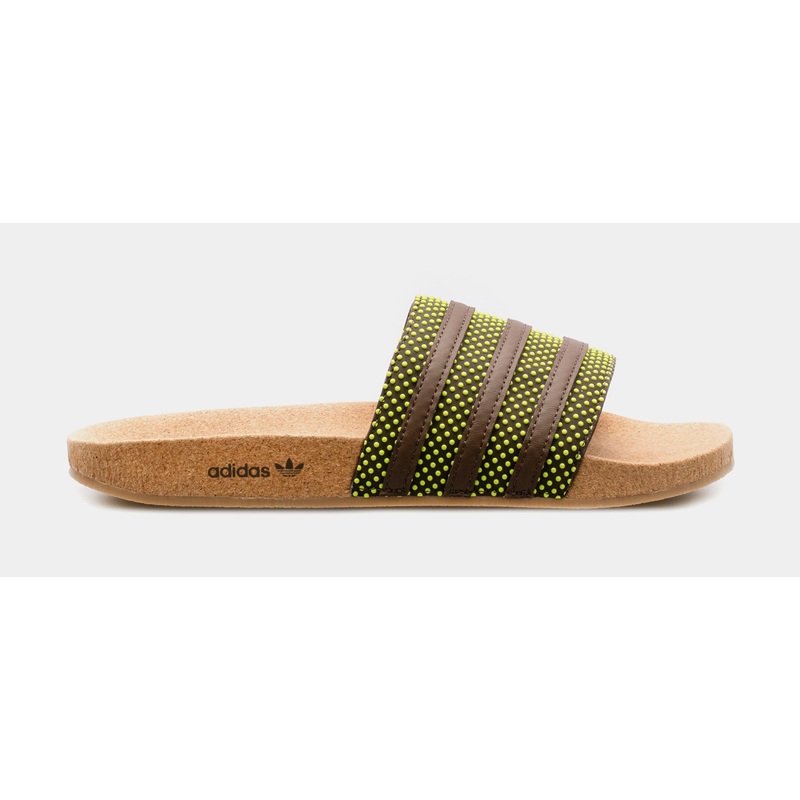 Adilette Plant and Grow Slides Mens Sandals (Brown)