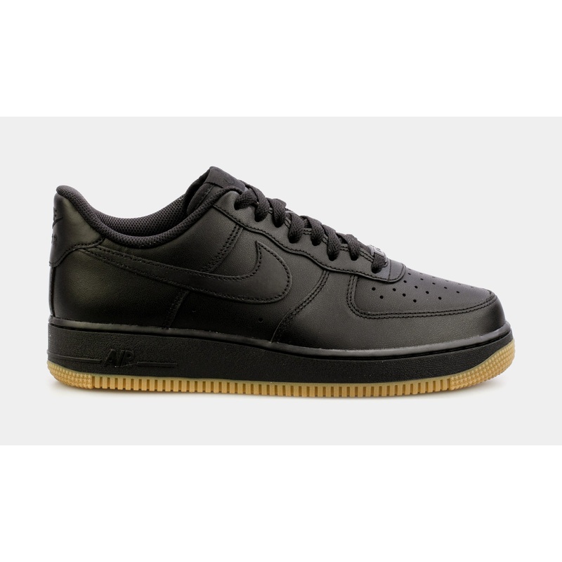 Air Force 1 Gum Mens Basketball Shoes (Black)