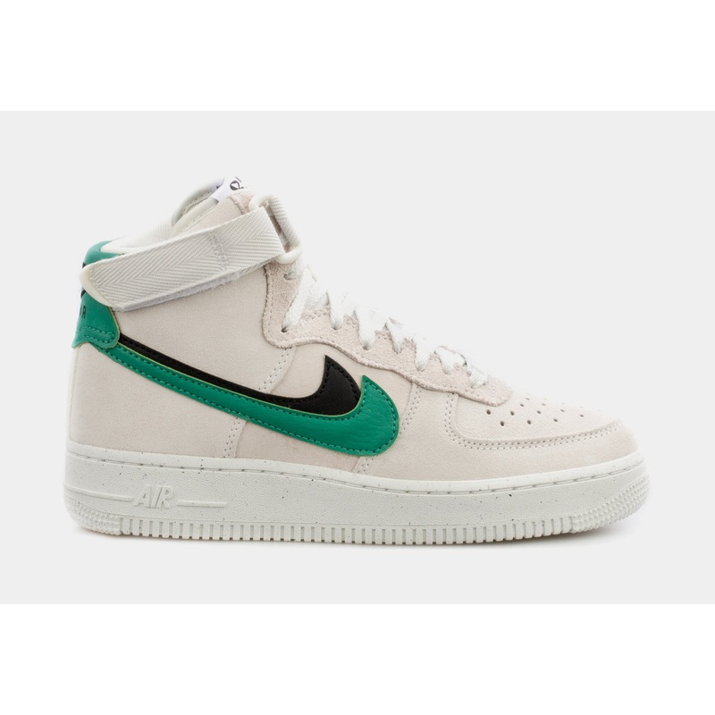 Air Force 1 High 82 Womens Lifestyle Shoes (White/Green)