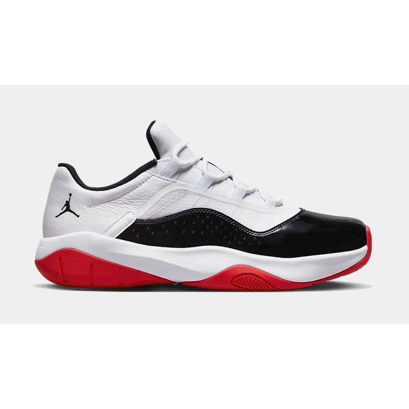 Air Jordan 11 CMFT Low Basketball Shoes (White/Red)