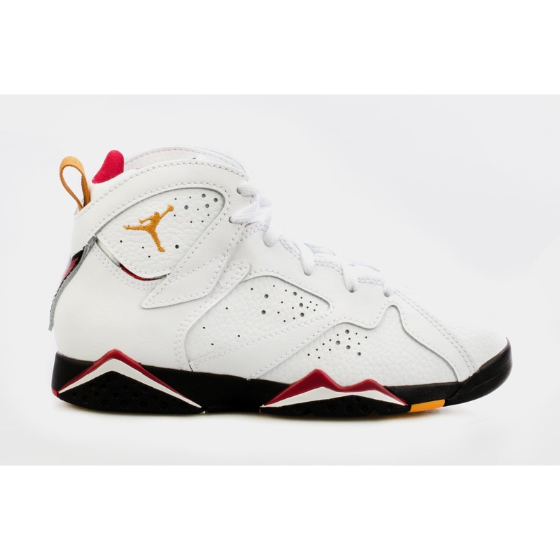Air Jordan 7 Retro Cardinal Preschool Lifestyle Shoes (White/Red)
