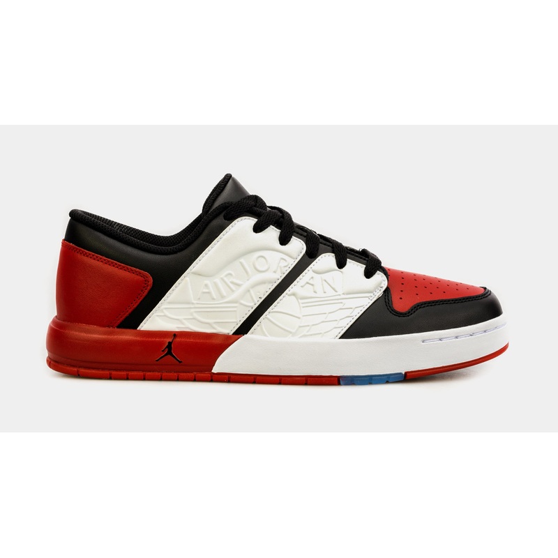 Air Jordan NU Retro 1 Low Mens Lifestyle Shoes (Red/Black)