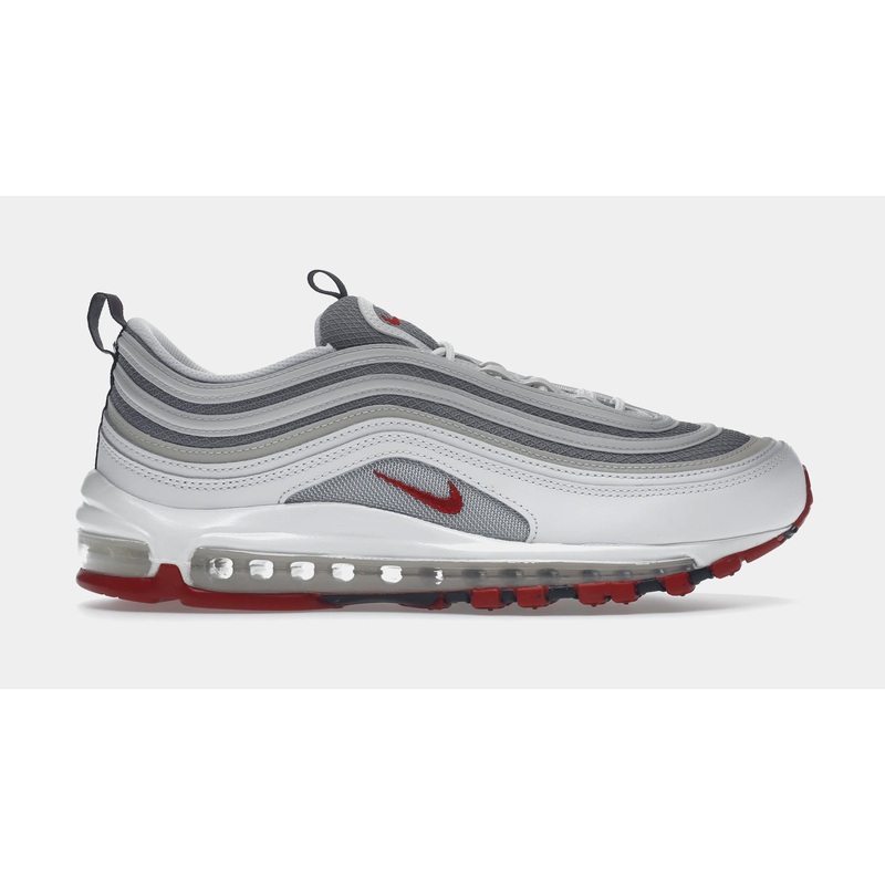 Air Max 97 White Bullet Mens Lifestyle Shoes (White/Grey)