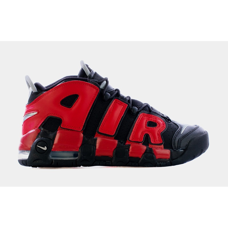Air More Uptempo Grade School Basketball Shoes (Black) Free Shipping