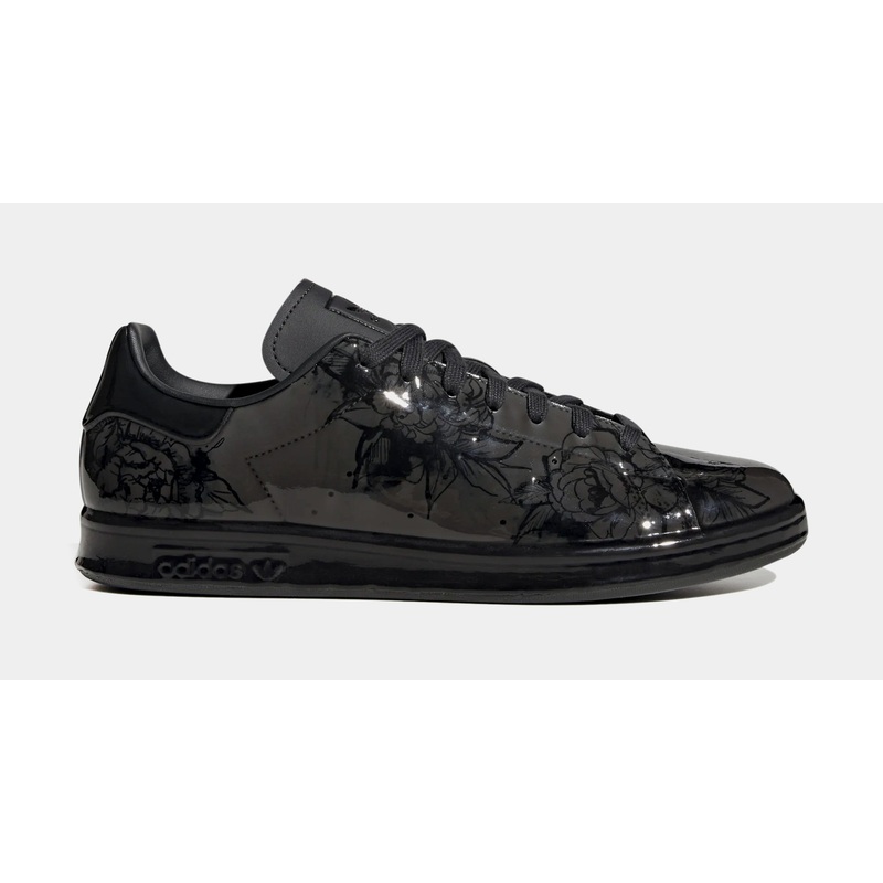 Candid Roses Stan Smith Mens Lifestyle Shoes (Black)