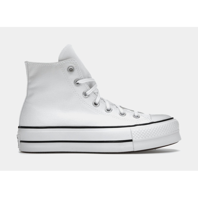 Chuck Taylor All Star Platform Hi Top Womens Lifestyle Shoes (White)