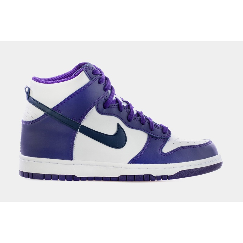 Dunk High Navy Court Purple Grade School Lifestyle Shoes (Navy/Purple) Limit One Per Customer