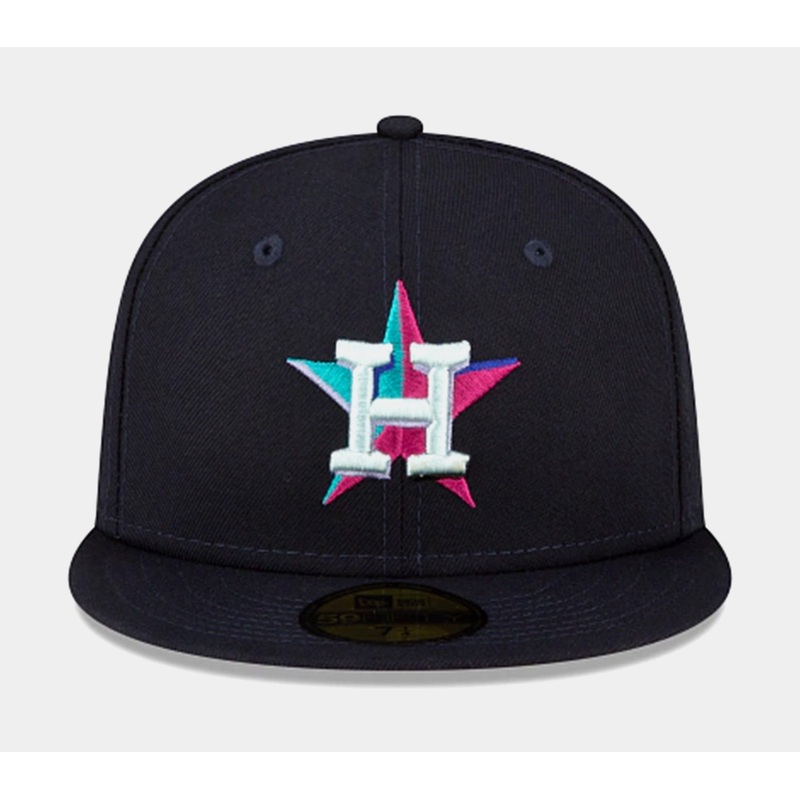 Houston Astros Polar Lights 59FIFTY Mens Fitted Hat (Navy/Multi)