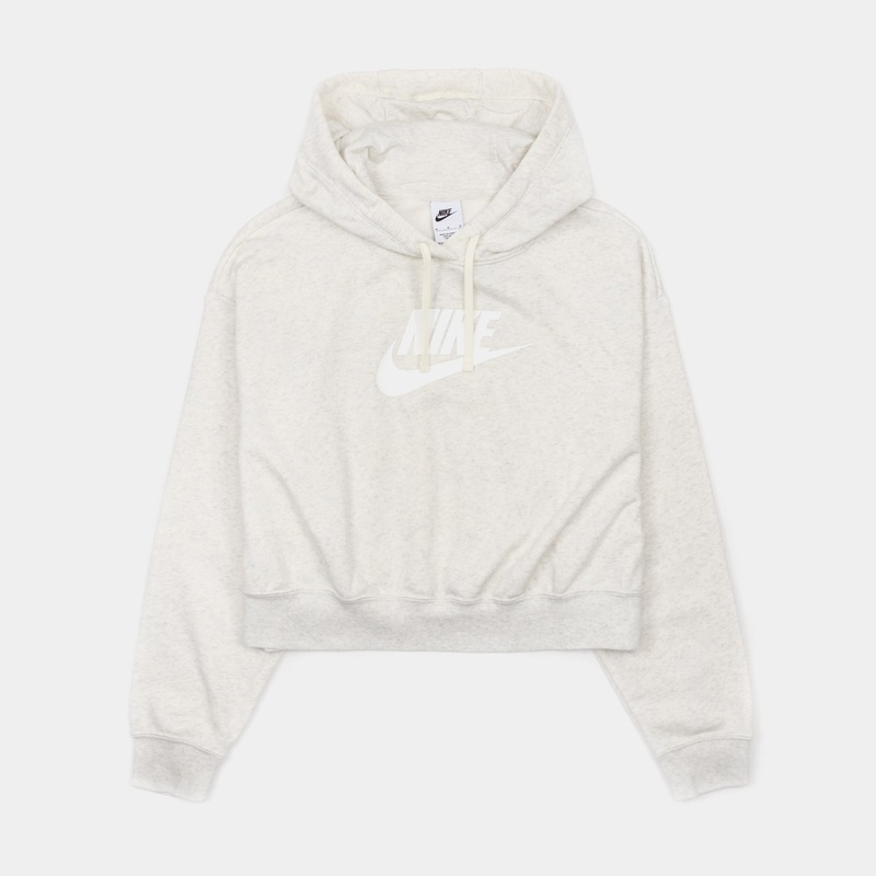 NSW Club Fleece Crop Womens Hoodie (White)