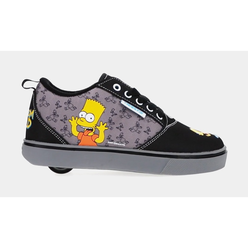 Simpsons Pro 20 Grade School Skate Shoes (Black/Purple)