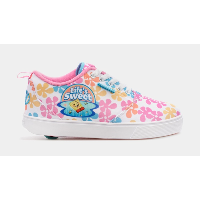 Spongebob Pro 20 Grade School Lifestyle Shoes (White/Pink)