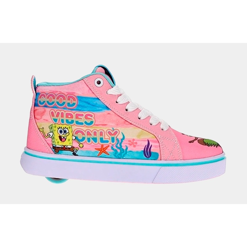 Spongebob Racer Grade School Lifestyle Shoes (Pink)