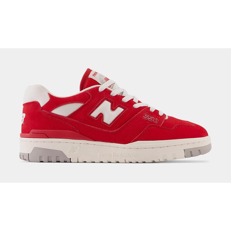 550 Mens Lifestyle Shoes (Red/White)