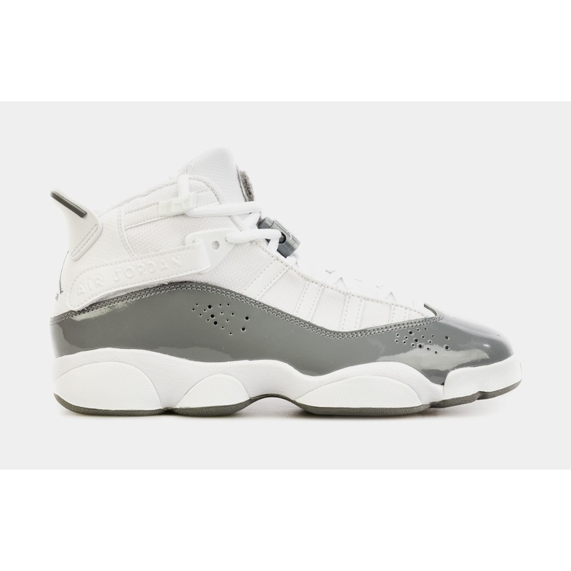 6 Rings Grade School Lifestyle Shoes (Grey/White)