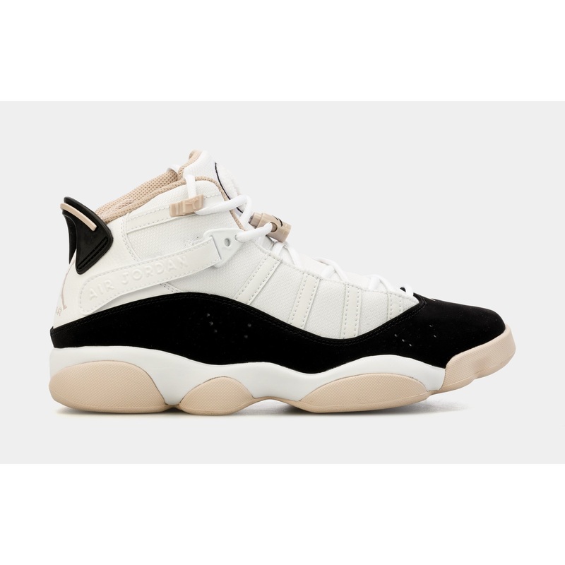 6 Rings Mens Basketball Shoes (White/Black)