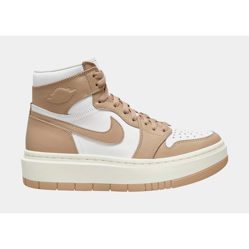 Air Jordan 1 Elevate High Desert Womens Lifestyle Shoes (Beige/White)